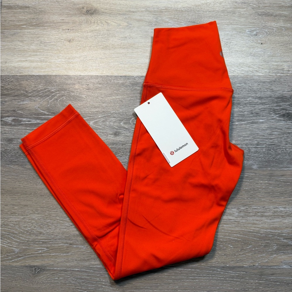 Lululemon Align HR  Crop 23" - Solar Orange SLRO